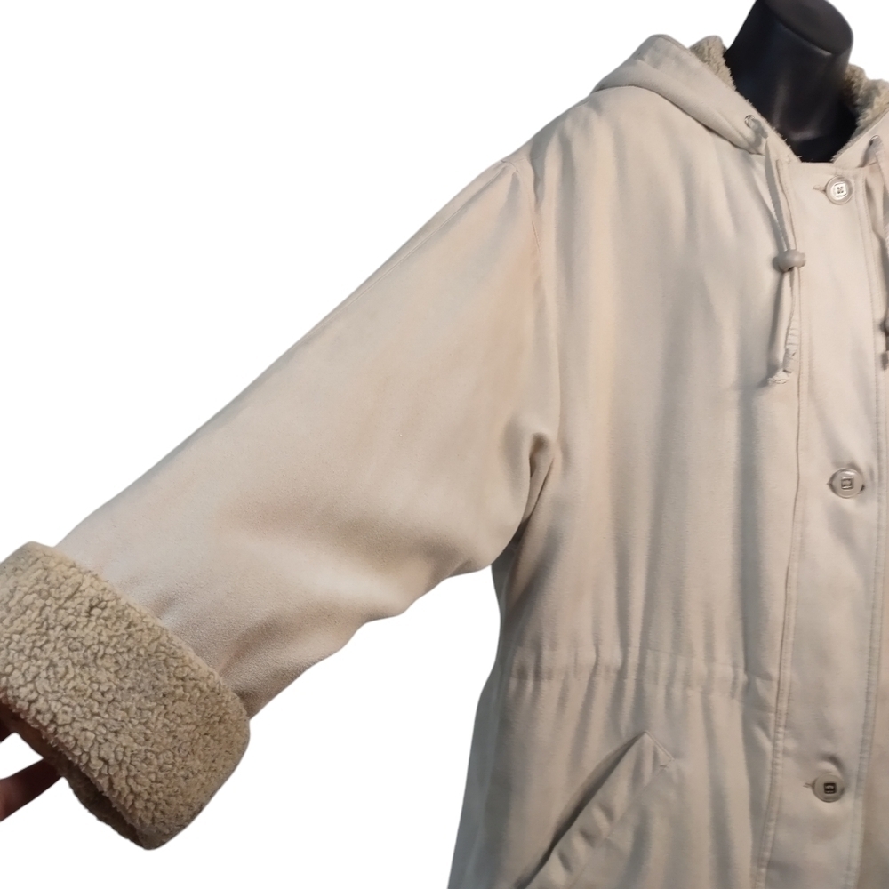 Forecaster of Boston Coat Women's Beige Tan Quilted Coat Size L - Picture 5 of 10